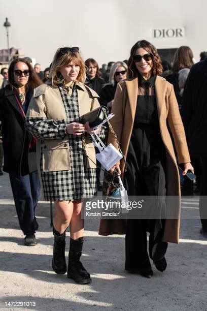 Julia de Nunez wears all Dior with Nadia Fares also wearing all 